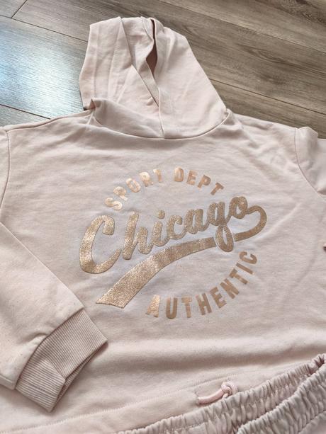 Tepláková súprava s lesklým prvkom, h&m,146