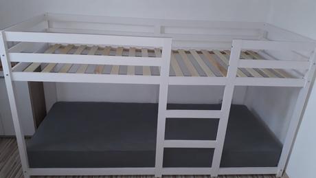 Poschodova postel, šírka (cm): 80,dĺžka (cm): 200