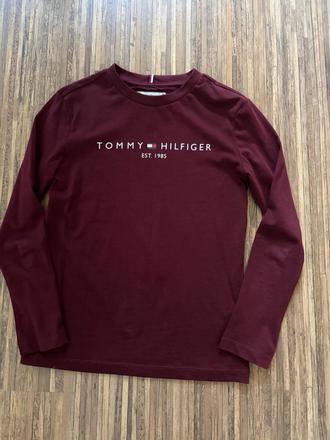 Tommy hilfiger original tričko 1-krát oblečené, tommy hilfiger,140
