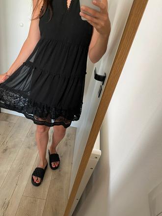 Čierne šaty, vero moda,l