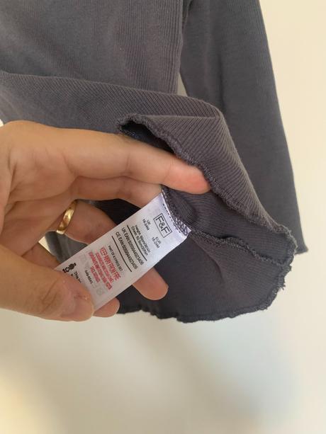 Rebrovane tricko dlhy rukav, f&f,92