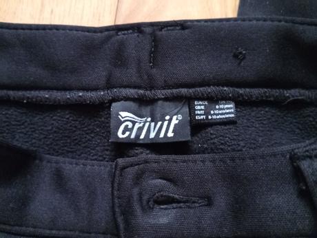 Zateplené softshelové nohavice, crivit,134