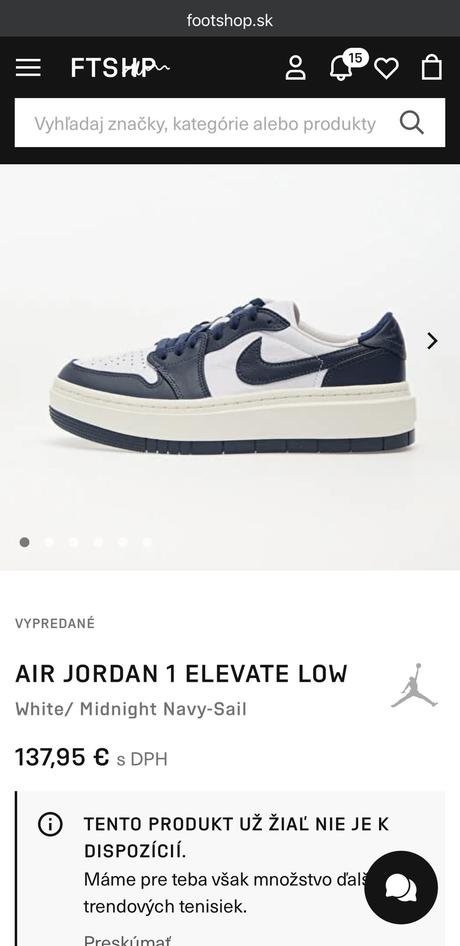 Tenisky air jordán 1 elevate low, air jordan,37