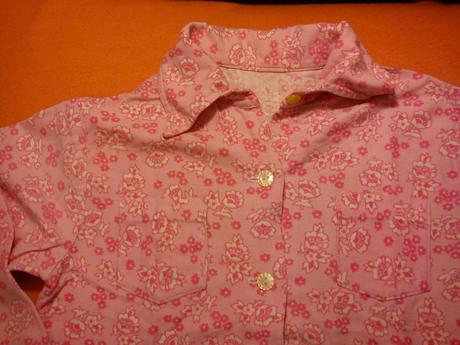 Flanelový vrch pyžama, 116