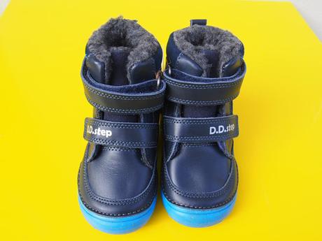 Detské kožené zimné topánky ddstep 071, d.d.step,20 / 25