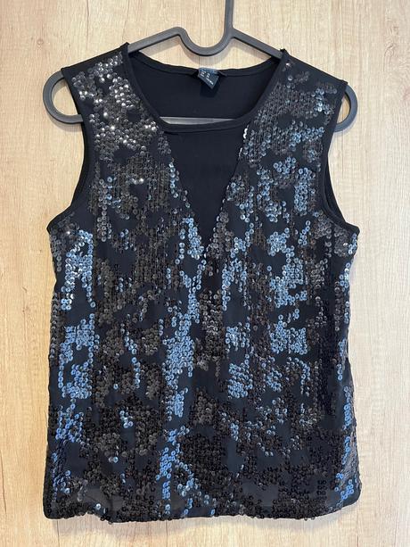 Flitrované tričko, lindex,xs