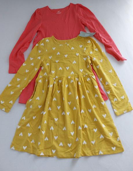 Saty s dlhym rukavom, vel.122,  nove, h&m,122