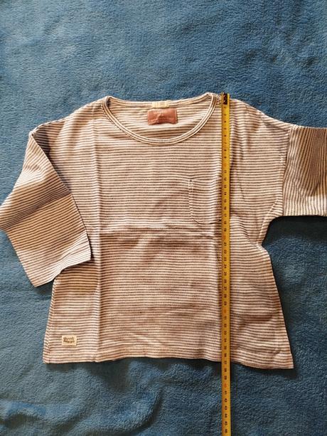 Pásikavé tričko, mango,110