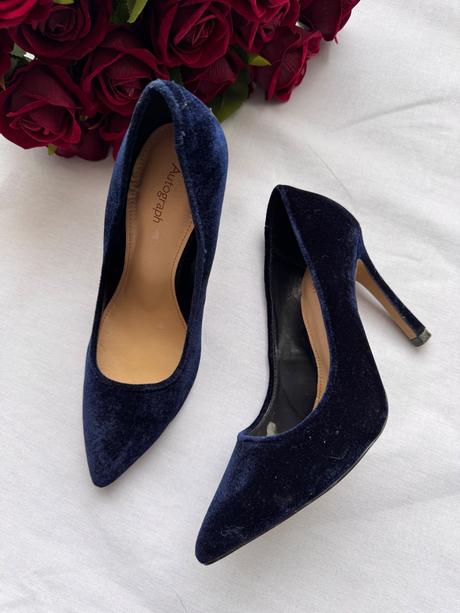 Autograph - zamatové lodičky, marks & spencer,38