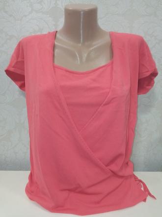 Dámsky lososový top s tričkom (m), m