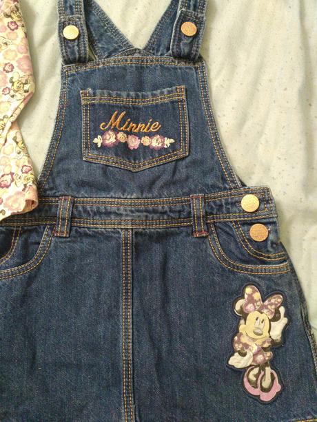 Nátelnik a riflové šaty minnie, disney,86