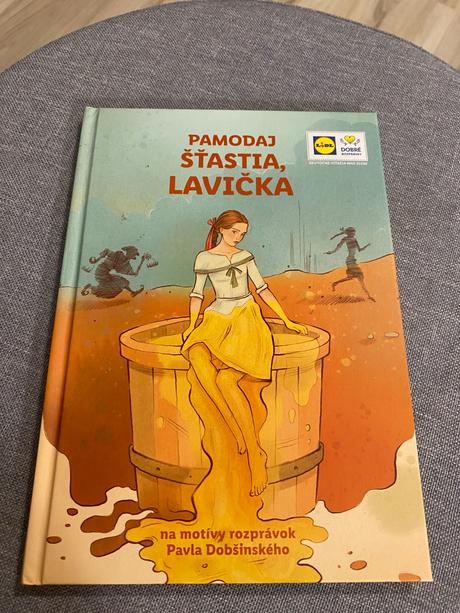 Krásna rozprávka pamodaj šťastia, lavička lidl, 