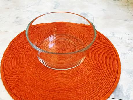 Masívna sklenená nerozbitná misa,