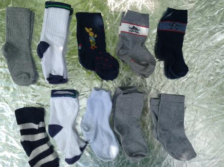 Ponožky 10 parov cena spolu, 19