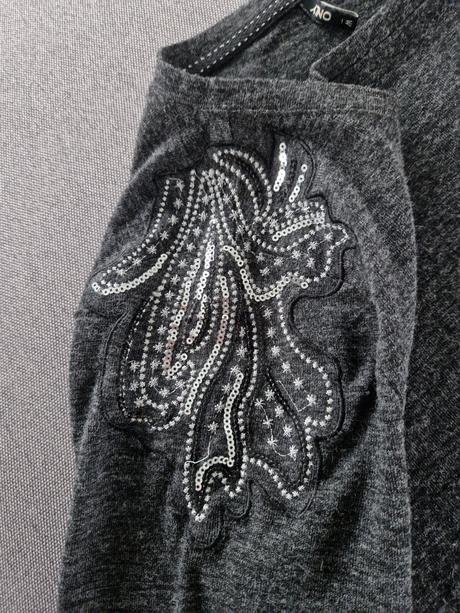 Pulóver s trblietkami, only,m