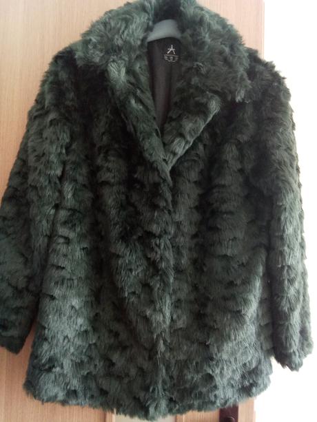 Kabát s umelej kožušiny, atmosphere,38