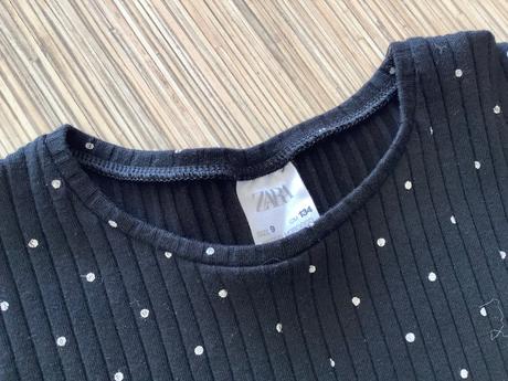 Zara bodkovane tricko/3a, zara,134
