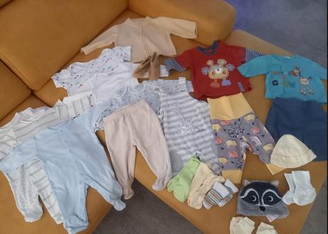 Oblečenia pre miminko od narodenia po 9 mesiac, 50–62