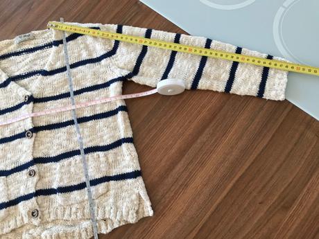 Pruzkovany sveter top stav, next,116