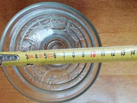 Sklenené kompotové misky, 