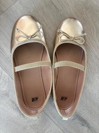 Zlate balerinky, h&m,32