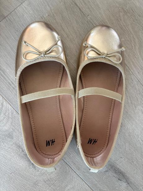 Zlate balerinky, h&m,32