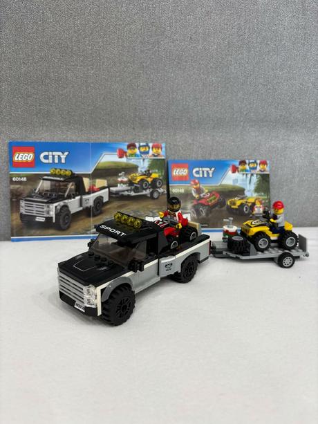 Lego city 60148 pretekársky tím štvorkoliek,