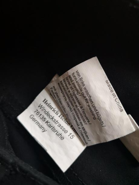 Dámske čierne nohavice heinrich heine, 40