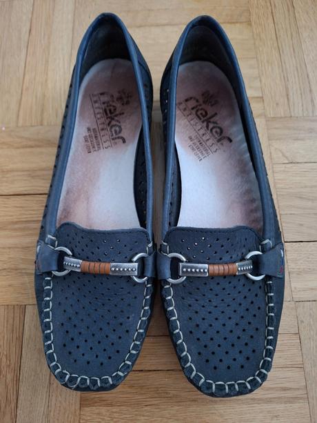 Kvalitné kožené rieker, rieker,39