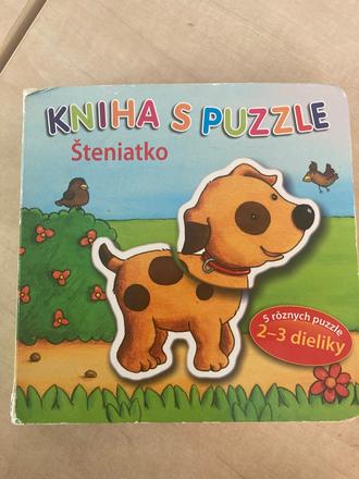 Leporelo - šteniatko (leporelo s puzzle), 