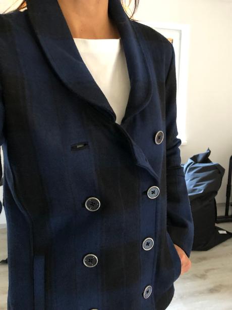 Dc krátky kábat tmavomodrý, m