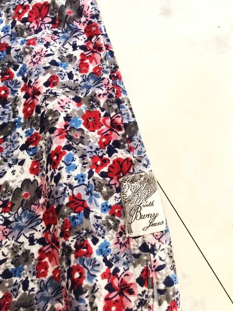 Batistová plátenná kvietkovaná blúzka, l