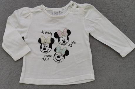 Tričko dlhý rukáv minnie, disney,62