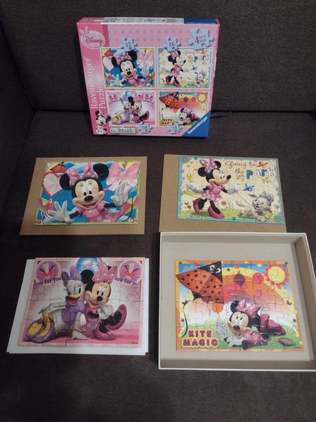 Puzzle minnie mouse 4x, 