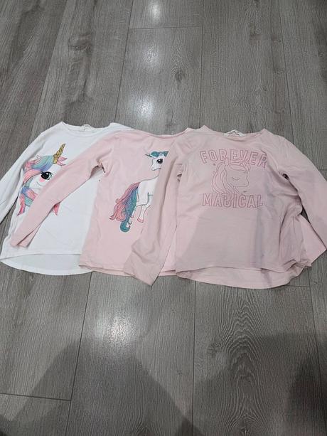 Tričká jednorožec, h&m,128