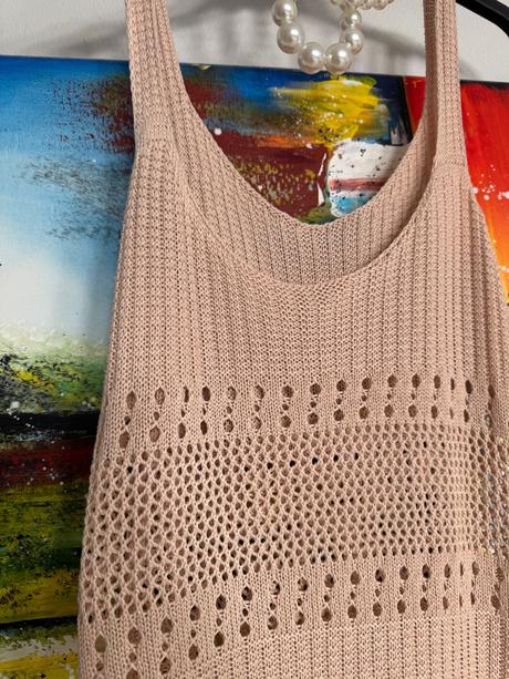 Letne šaty hackovane, l