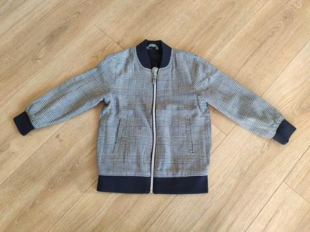 Bunda károvaná, krásnaveľ. cca 110-116, premerať, 116