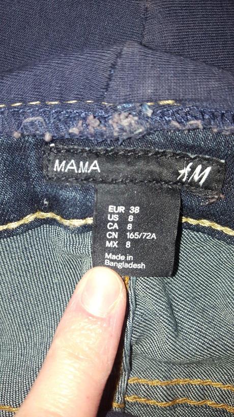 Tehotenské rifle č.38, h&m,38