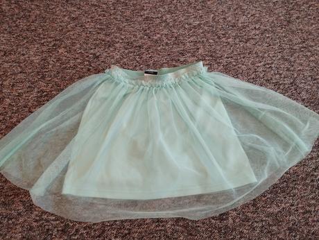 Mentolová sukňa 134/140, 134