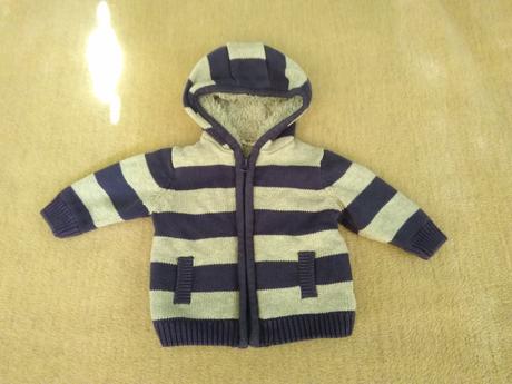 Zateplený sveter na zips, f&f,62