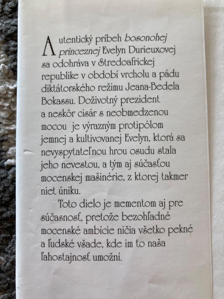 Bosonohá princezná durieuxová evelyn (1994),