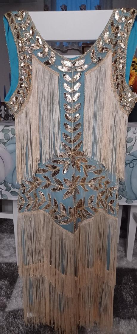 Dámske gatsby šaty, l