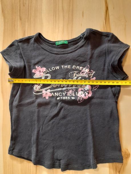 Šedé tričko benetton, benetton,104