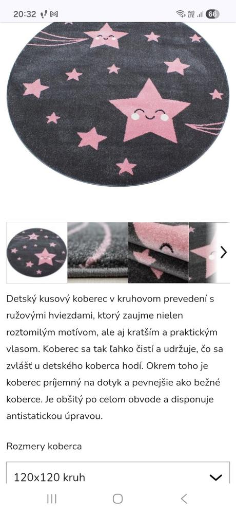 Koberec ako nový hviezda kruh, 