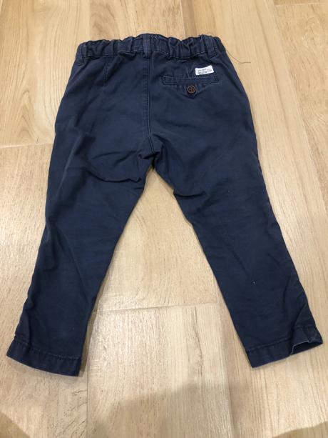 Tmavomodré nohavice s regulovateľným pásom, f&f,86