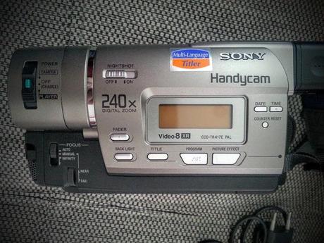 Video camera recorder ccd - tr417e, sony