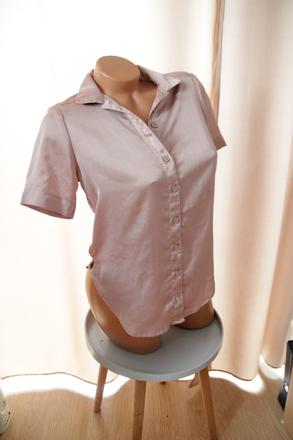 Saténová košeľa abercrombie & fitch xs, xs