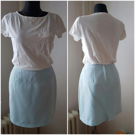 Svetlo modrá letná suknička vel.38, 38