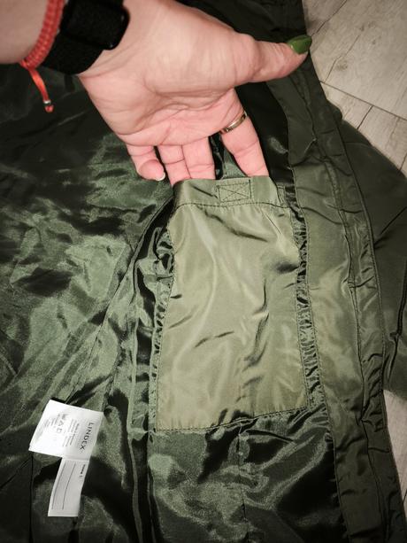 Tmavá khaki bunda lindex, lindex,158