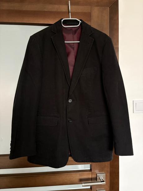 Pánske denimové sako - 48, 48